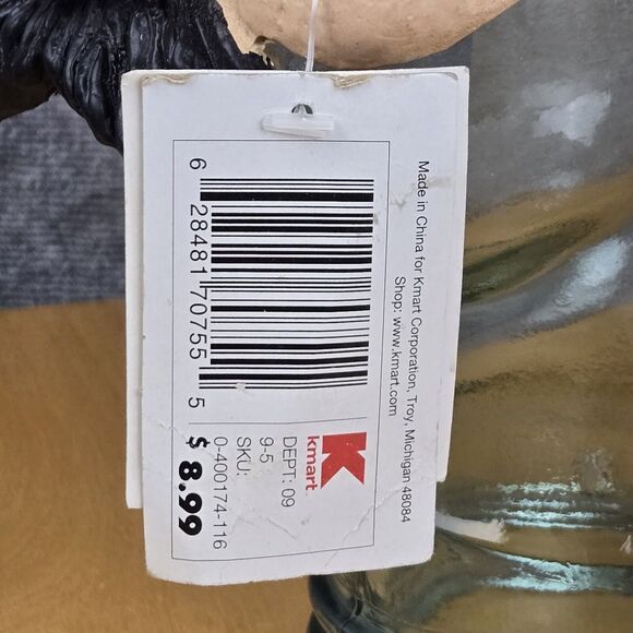 Vintage Halloween Baseball Head Guy Half Mask Vinyl Mustache Seasons for Kmart - Picture 14 of 14